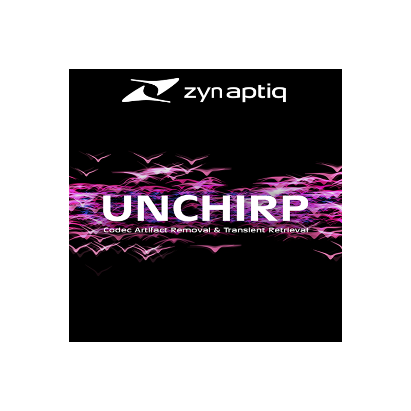 Zynaptiq / UNCHIRP【★コーデック・アーティファクト除去とトランジェント補正 プラグイン！★】【★Zynaptiqスプリング、アーリーサマーセール！期間:~2025年7月6日23:59まで！！★】