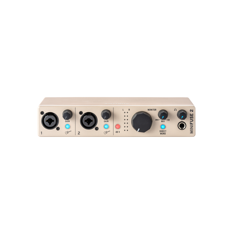 Arturia / MiniFuse 2 Champagne =デスクトップ‧オーディオ‧インターフェース=【★2025年7月20日発売予定！ご予約受付中です！！★】