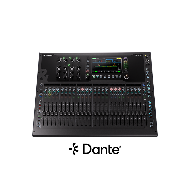 Allen & Heath / Qu-6D =デジタル・ミキシングコンソール (24+1 フェーダー、Dante 搭載)=【★2025年9月中旬(頃)発売予定！ご予約受付中です！！★】
