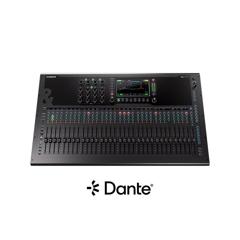 Allen & Heath / Qu-7D =デジタル・ミキシングコンソール (32+1 フェーダー、Dante 搭載)=【★2025年9月中旬(頃)発売予定！ご予約受付中です！！★】
