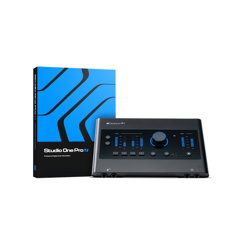 PreSonus / Quantum ES 4 =国内正規品=【★コンパクトな4インx4アウト、24-bit/192 kHz対応のAD/DAコンバーター搭載のオーディオ・インターフェース！★】【★PreSonus セレクトセール！期間:~2025年8月31日まで！！】【★対象製品にStudio One Pro 7 or Atudio One Artist 6 永続版がバンドル！期間:〜2025年12月31日まで！！★】