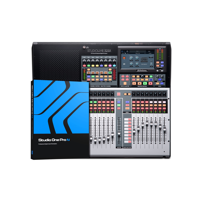 PreSonus / StudioLive® Series III 32SX Digital Console Mixer =国内正規品=【★ポータブルでパワフルな40チャンネル・デジタル・ミキサーとUSBオーディオ・インターフェース！★】【★PreSonus セレクトセール！期間:~2025年8月31日まで！！】【★対象製品にStudio One Pro 7 or Atudio One Artist 6 永続版がバンドル！期間:〜2025年12月31日まで！！★】