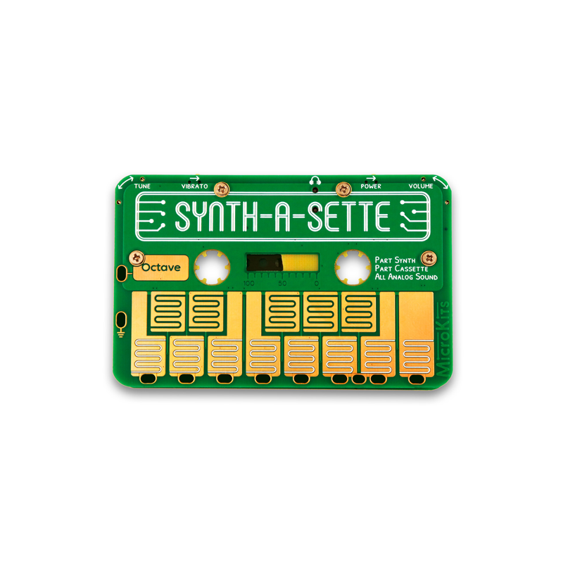 MicroKits / Synth-a-Sette【★ポケットサイズのアナログ・シンセで、自分だけの楽器をつくろう！★】【★2025年7月18日(金)発売予定！ご予約受付中です！！★】