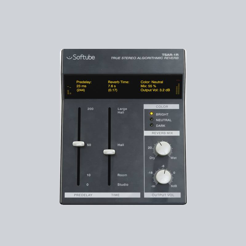 Softube / TSAR-1R Reverb【★=日本限定企画 =Softube : Delay & Reverb プロモーション！セール期間: ~2025年7月29日11:59まで！！★】