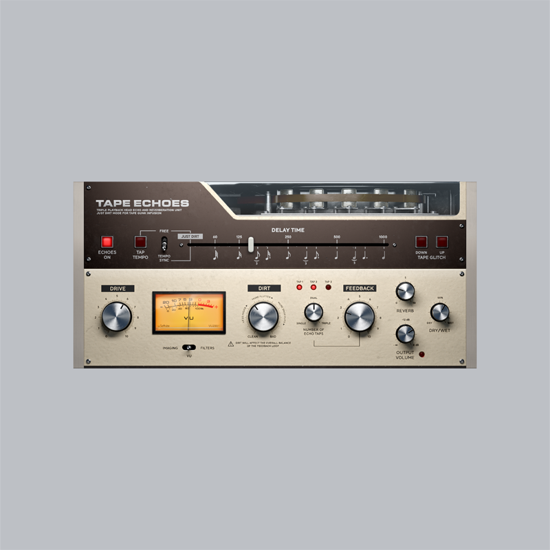 Softube / Tape Echoes【★=日本限定企画 =Softube : Delay & Reverb プロモーション！セール期間: ~2025年7月29日11:59まで！！★】