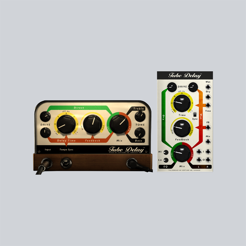 Softube / Tube Delay【★=日本限定企画 =Softube : Delay & Reverb プロモーション！セール期間: ~2025年7月29日11:59まで！！★】