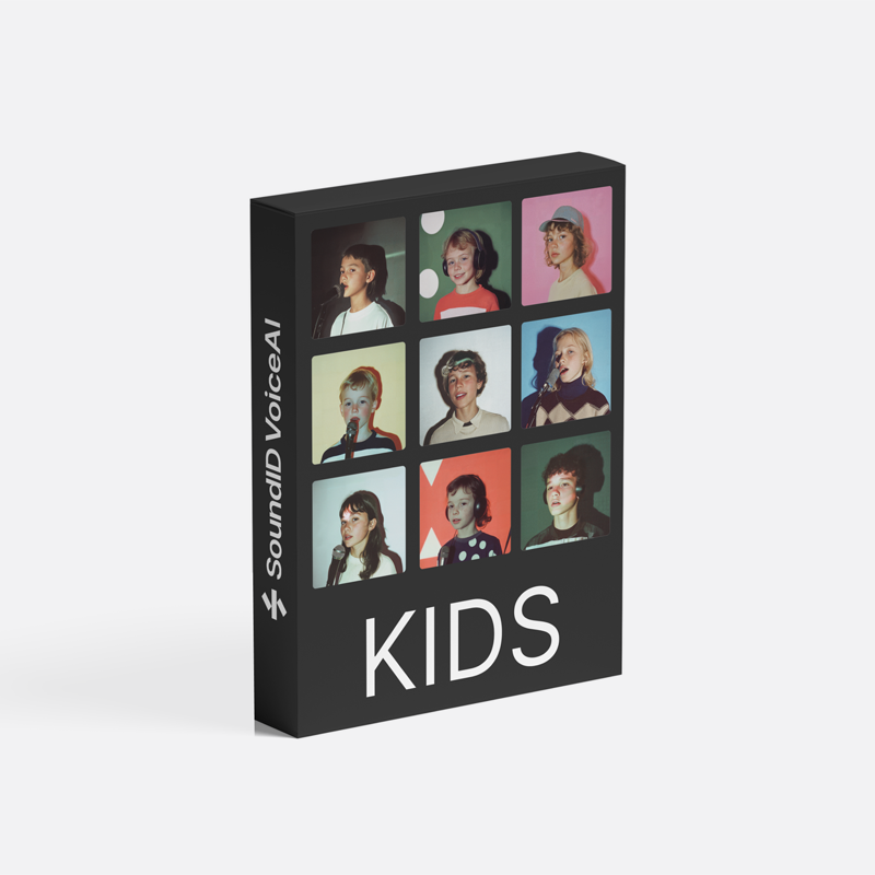 Sonarworks / SoundID VoiceAI Kids Voices Expansion Pack【★本物の子どもボーカルを数秒で。SoundID VoiceAI用拡張パック！★】