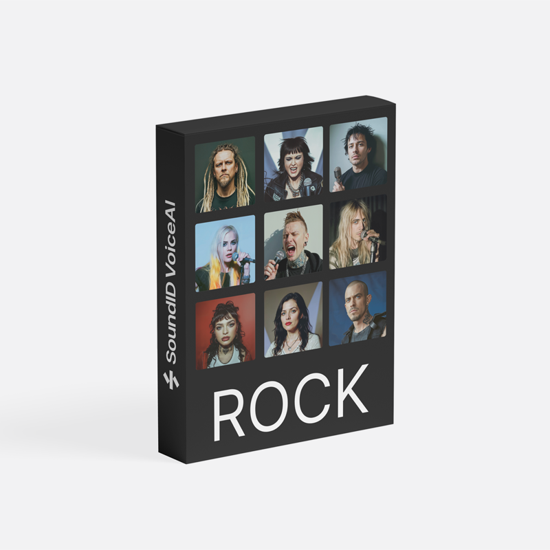 Sonarworks / SoundID VoiceAI Rock Voices Expansion Pack【★ロックボイスでパワフルな表現を。SoundID VoiceAI用拡張パック！★】