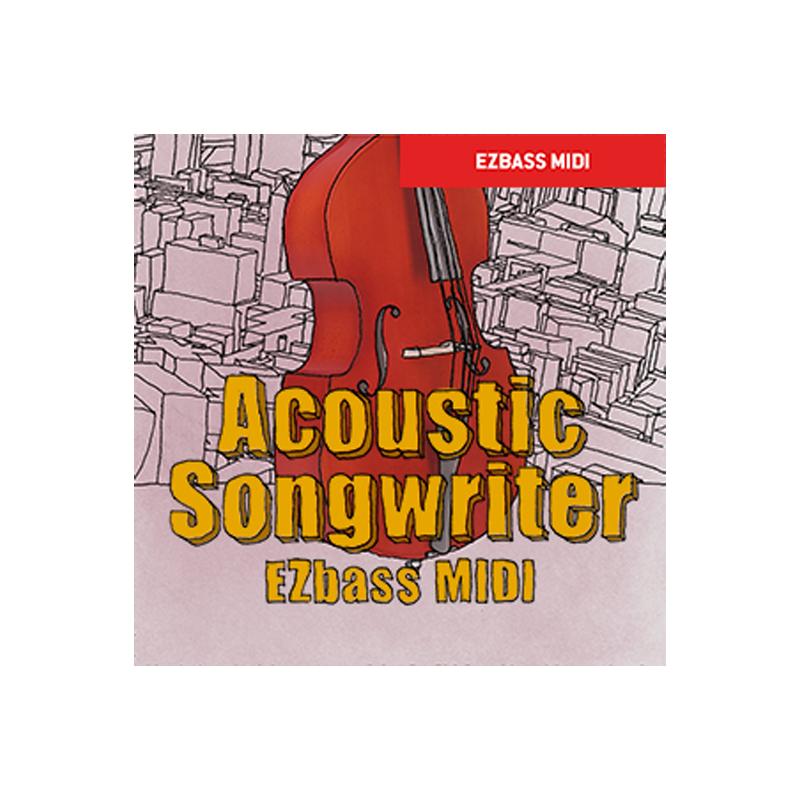 TOONTRACK / BASS MIDI – ACOUSTIC SONGWRITER【★60年代から現在に至るまでのアコースティック・ジャンルにインスパイアされたEZ BASS用MIDIライブラリ！★】【★Toontrack Weekend Deals. 期間:~2025年9月1日(月) 17:00まで！！★】