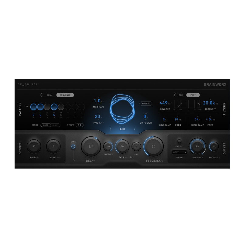 Plugin Alliance / Brainworx bx_pulsar【★イントロセール！期間:〜2025年10月30日(木)23:59まで！！★】
