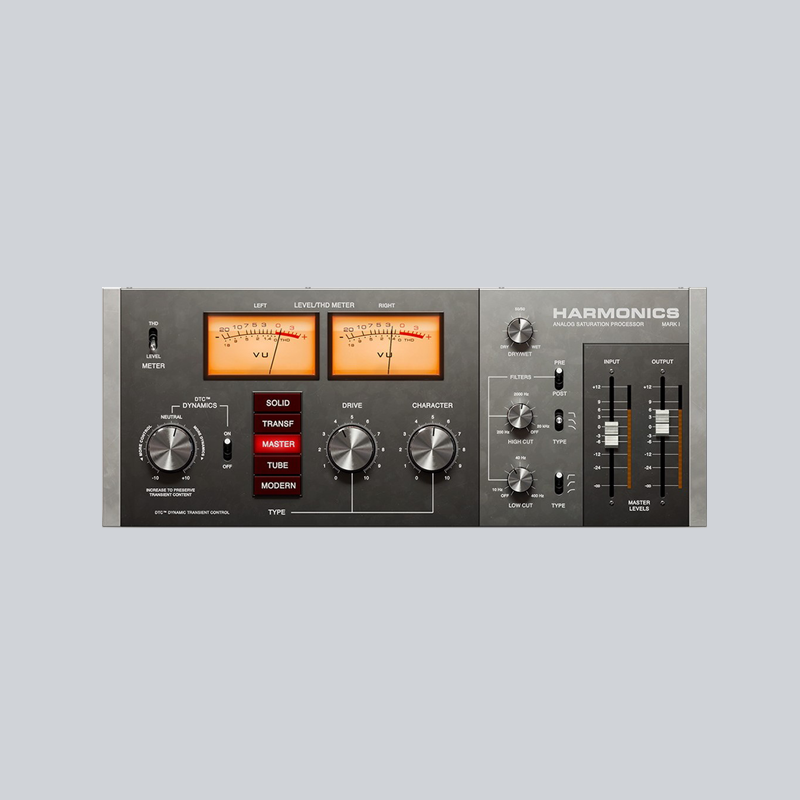 Softube / Harmonics Analog Saturation Processor【★分厚く音楽的なサウンドを提供するサチュレーター/ディストーション！★】【★日本限定企画 ・Softube : サチュレーション系がお買い得！期間:~2025年8月21日11:59まで！！★】
