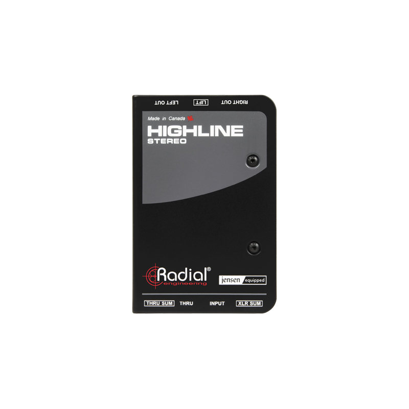 Radial Engineering / Highline Stereo (2ch・パッシブ ライン アイソレーター) =国内正規品=