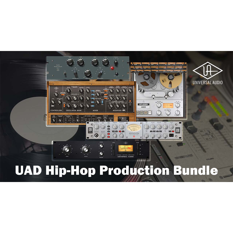 Universal Audio / UAD Hip-Hop Production Bundle【★5つのUADプラグインー現代のHip-Hopサウンドメイクに、伝説のアナログサウンドを！★】【★Universal Audio “HIP-HOP” MONTH！最大85％OFF！期間:~2025年8月31日(日)12:00まで！！★】