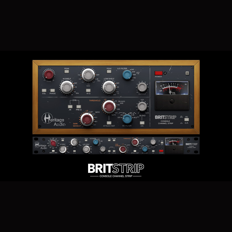 Heritage Audio / BritStrip Console Channel Strip【★50 年にわたるアナログ デザインを 1 つのプラグインに凝縮！★】