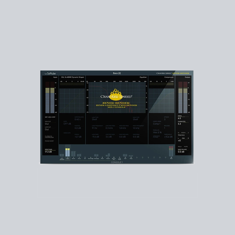 Softube / Chandler Limited Zener-Bender for Console 1【★Console 1専用アドオン！★】【★Softube Chandler Limited & Vocal プラグインセール！(~2025年10月1日14:59まで)★】