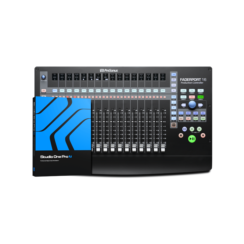 PreSonus / FaderPort® 16 DAW Controller =国内正規品=【★16チャンネルMIDIフィジカルコントローラー！★】【★数量限定割引キャンペーン第2弾！※規定台数に達し次第、順次商品毎にキャンペーンは終了致します。予めご了承くださいませ。★】【★対象製品にStudio One Pro 7 or Atudio One Artist 6 永続版がバンドル！期間:〜2025年12月31日まで！！★】