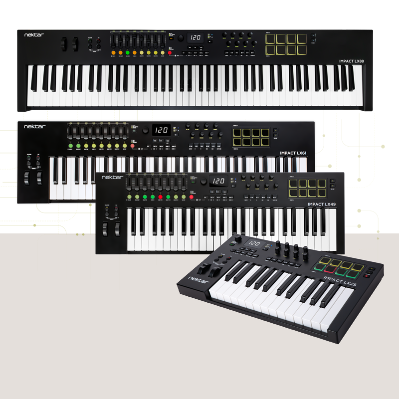 Nektar Technology / IMPACT LX mk3 シリーズ【★2025年9月24日発売予定！ご予約受付中です！！★】