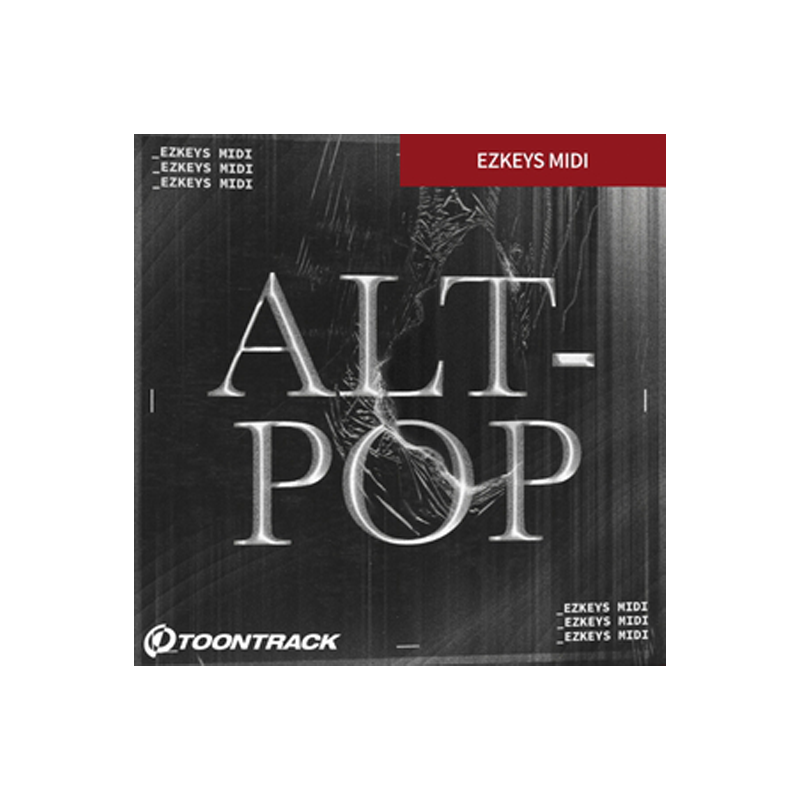 Toontrack / KEYS MIDI – Alt-Pop【★アコースティックとエレクトロニックを融合したオルタナティブ・ポップ向けのEZkeys用MIDIライブラリ！★】