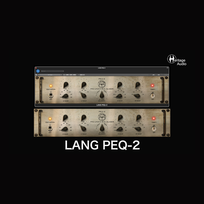 Heritage Audio / LANG PEQ-2 Program EQ【★ハードウェアの真価を発揮するLANG PEQ-2プラグイン！★】