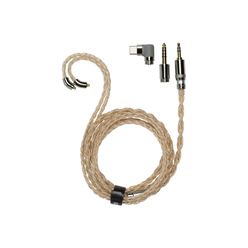 FiiO / LC-RE Pro 2025 (FIO-LCRE-PRO2025)【★金、銀、銅のハイブリッド導線を360本採用したプラグ交換式MMCXケーブル！★】【★2025年9月20日(土)発売予定！ご予約受付中です！！★】