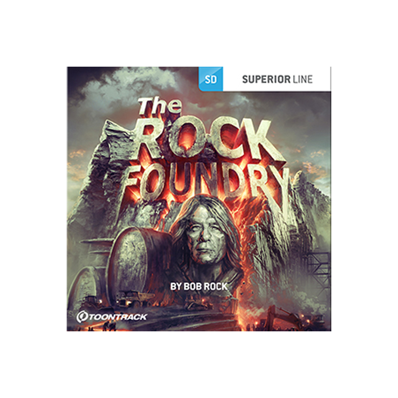 TOONTRACK / SDX – THE ROCK FOUNDRY【★総容量約65GB！ロックなミックスに最適なSDX拡張ドラム音源！★】【★TOONTRACK SUPERIOR SEPTEMBER！期間:~2025年10月1日(水)17:00まで！！★】