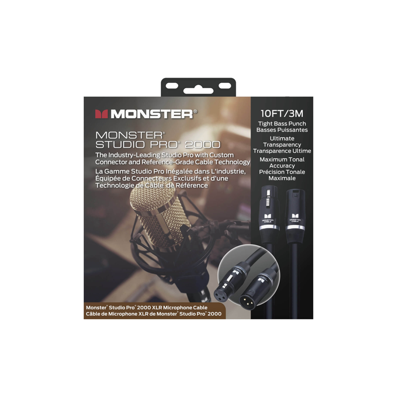 MONSTER / STUDIO PRO 2000 Microphone Cable【★今なら即納可能です！★】