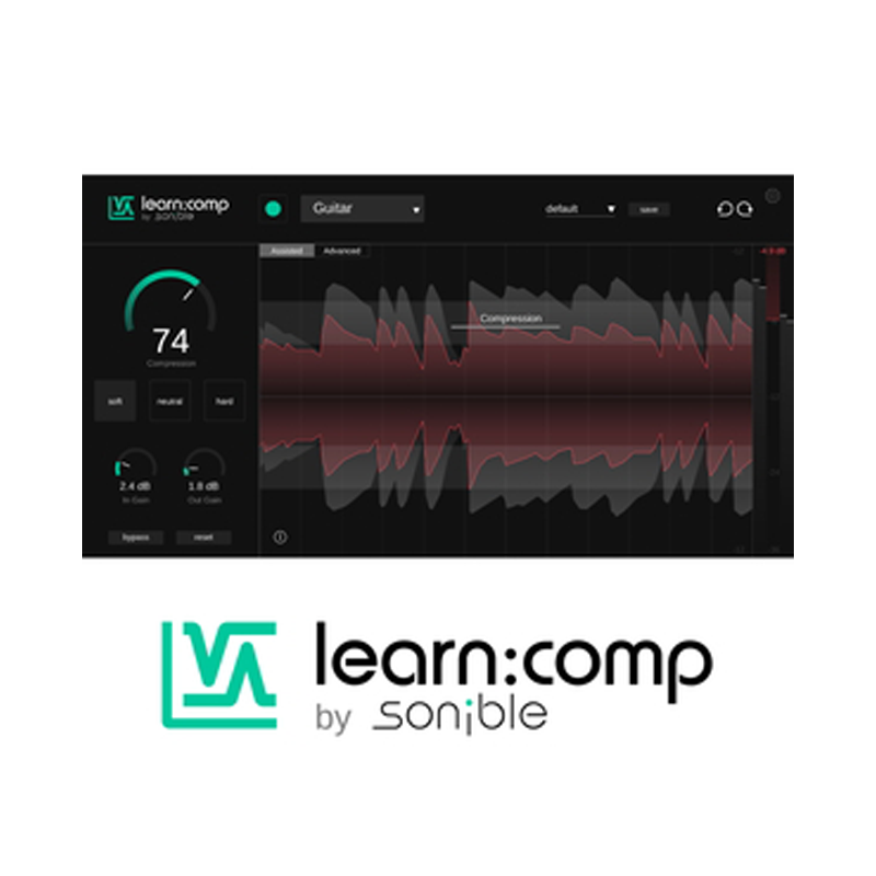 SONIBLE / learn:comp【★ミックスの学習をサポートする、コンプレッションの本質が学べるインテリジェント・コンプレッサー！★】【★ミックスの学習をサポートする『learn:bundle』がリリース記念で75%OFF！キャンペーン期間:2025年10月6日(月)まで！！★】