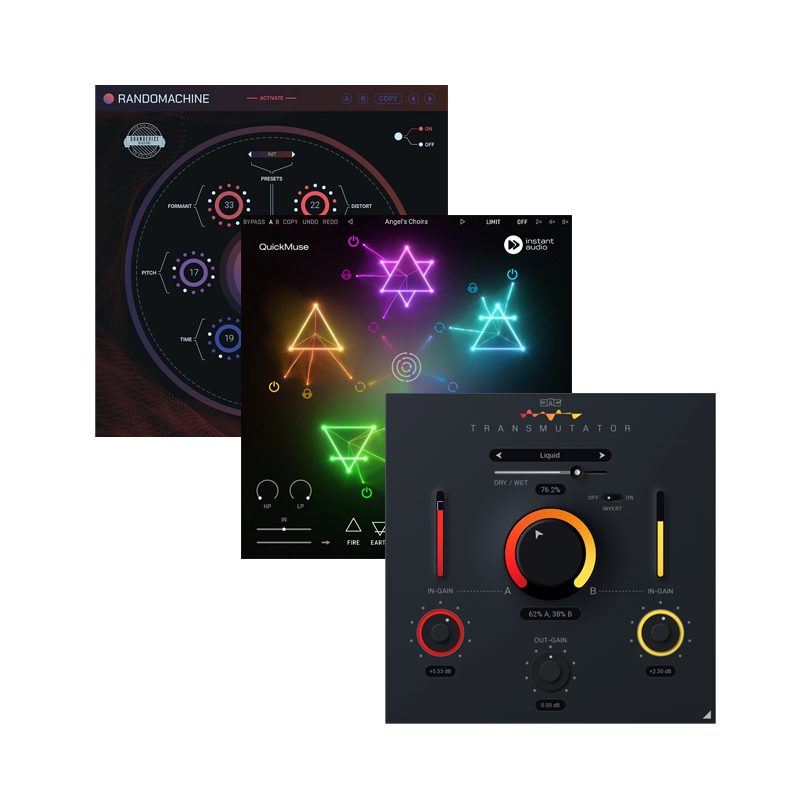 UnitedPlugins / Inspiration Bundle【★「QuickMuse」,「Randomachine」,「Transmutator」の3製品バンドル！★】【★インスピレーションを刺激する、期間限定の特別価格！期間:~2025年10月31日23:59まで！★】