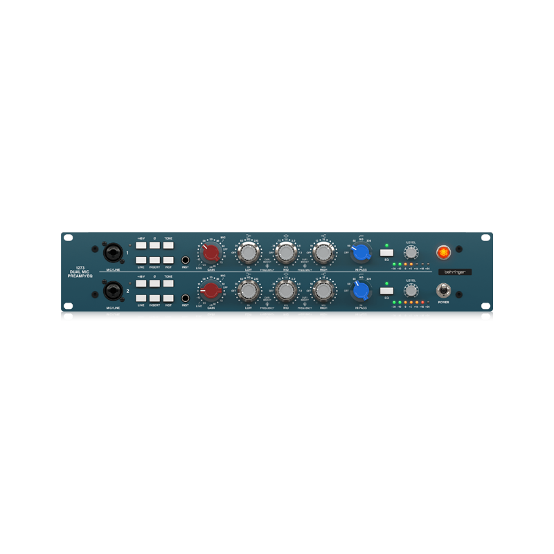 BEHRINGER / 1273 =国内正規品=【★カスタム設計のMIDASトランスと3バンドEQを搭載した2チャンネルマイクプリアンプ！★】【★発売予定日:2025年10月27日(月)！初回入荷分ご予約受付中です！！(残り:1台)★】