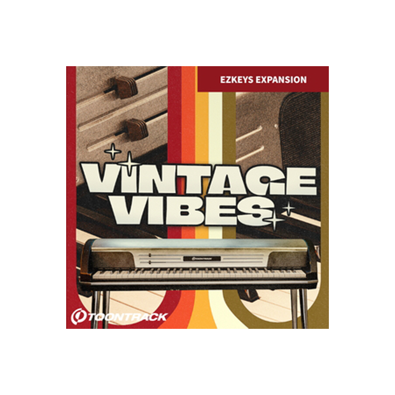 Toontrack / EKX – Vintage Vibes【★時代を超えて愛されるエレクトリック・ピアノを丁寧にサンプリングしたEKX拡張音源！★】