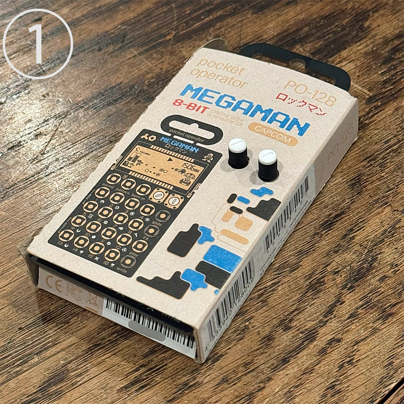 teenage engineering / PO-128 Mega Man =ポケットサイズのシンセサイザー / ドラムマシン= ①【★B級品特価！★】