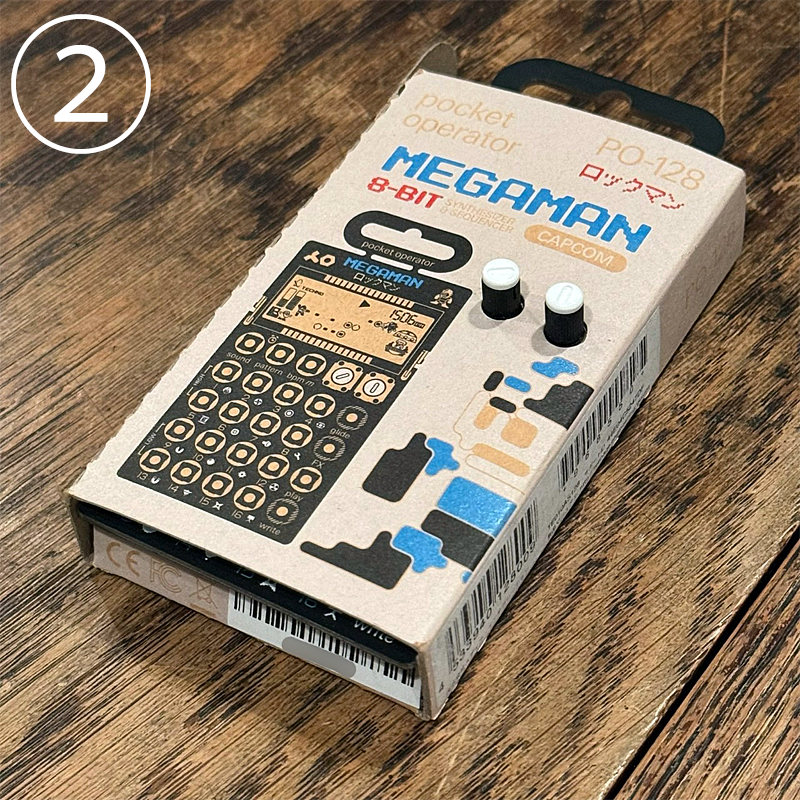 teenage engineering / PO-128 Mega Man =ポケットサイズのシンセサイザー / ドラムマシン= ②【★B級品特価！★】