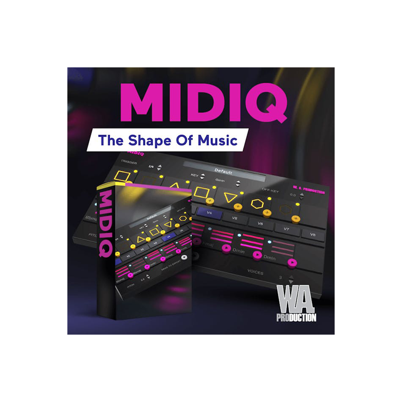 W. A. Production / MIDIQ【★スタジオでもライブでも使える革新的なMIDIシーケンスジェネレーター!★】【★発売記念イントロセール!セール期間: ~2025年11月27日15:59まで!!★】