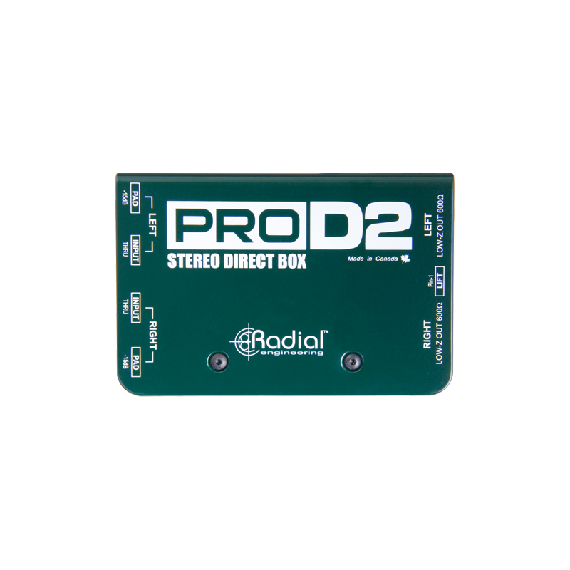 Radial Engineering / ProD2【★2チャンネル パッシブDI!★】