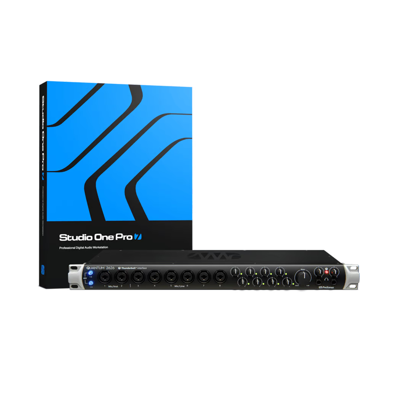 PreSonus / Quantum 2626 =国内正規品=【★極めて低レイテンシーの26インx26アウト、24-bit/192kHz対応AD/DAコンバーター搭載、Thunderbolt 3レコーディング・オーディオ・インターフェース！★】【★対象製品にStudio One Pro 7 or Atudio One Artist 6 永続版がバンドル！期間:〜2025年12月31日まで！！★】