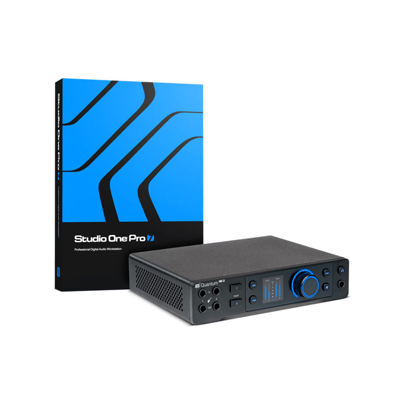 PreSonus / Quantum HD 2 =国内正規品=【★高性能な20インx24アウト、32-bit/192 kHz対応のAD/DAコンバーター搭載のオーディオ・インターフェース！★】【★対象製品にStudio One Pro 7 or Atudio One Artist 6 永続版がバンドル！期間:〜2025年12月31日まで！！★】