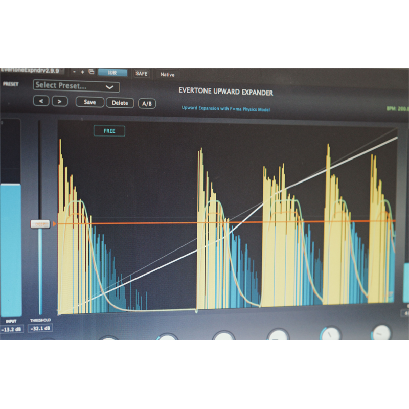 EVERTONE PROJECT / EVERTONE EXPANDER (VST / AU / AAX)【★F=ma物理演算エンジン搭載エキスパンダー！自然な質感を実現する革新的なダイナミクス処理！！★】