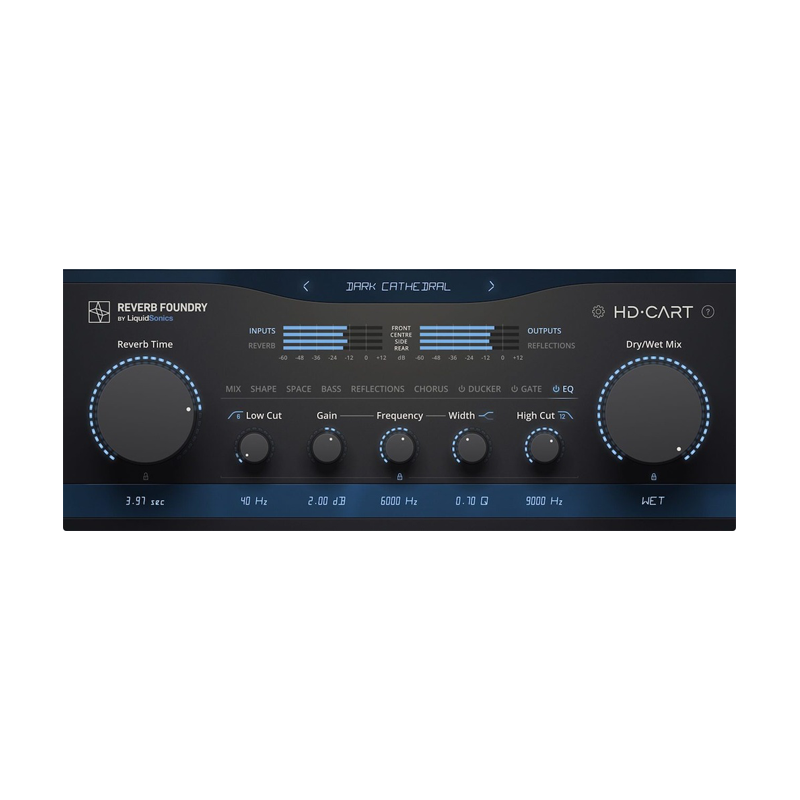LiquidSonics / HD Cart【★ヴィンテージ・デジタル・リバーブ！★】【★LiquidSonics BLACK FRIDAYセール！期間:~2025年12月8日14:59まで！！】