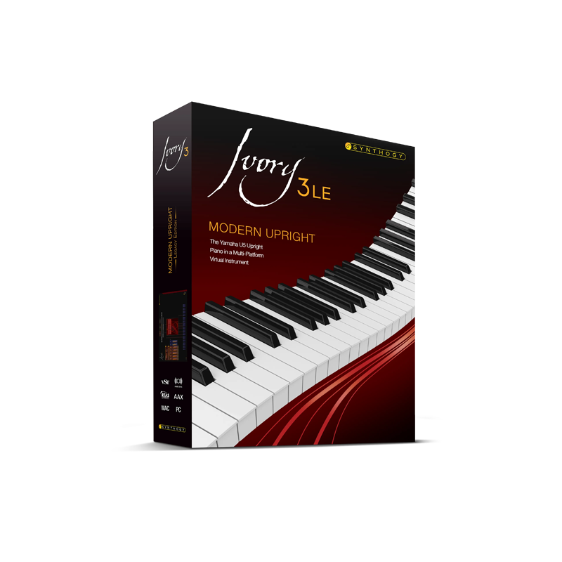 Synthogy / Ivory 3 LE Modern Upright【★Synthogy BLACK FRIDAY SALE 2025！期間:〜2025年12月1日23:59まで！！(※予告なくプロモーションが終了、もしくは延長する場合がございます。あらかじめご了承ください。)★】