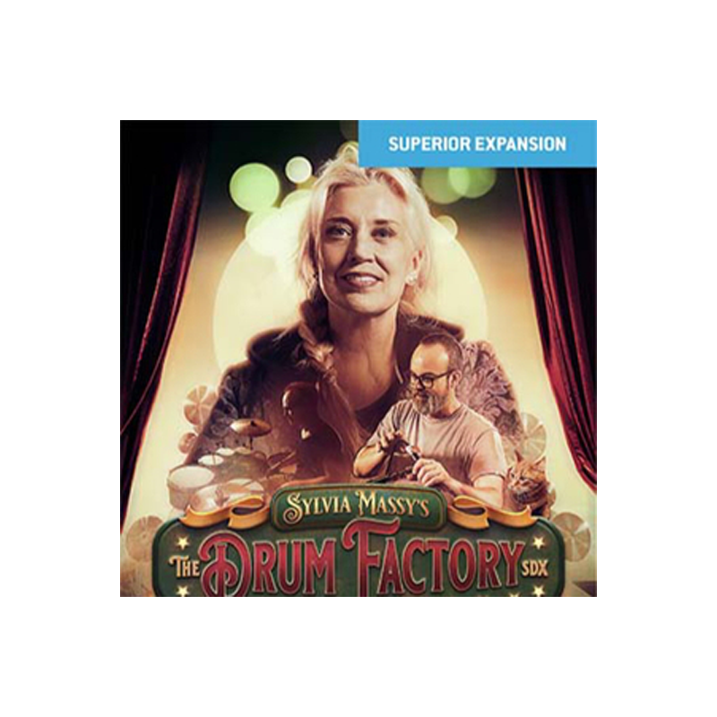 TOONTRACK / SDX – The Drum Factory【★もっとも独創的なエンジニアの一人である Sylvia Massy が手掛けるロックやメタルに最適なSDXライブラリ！★】