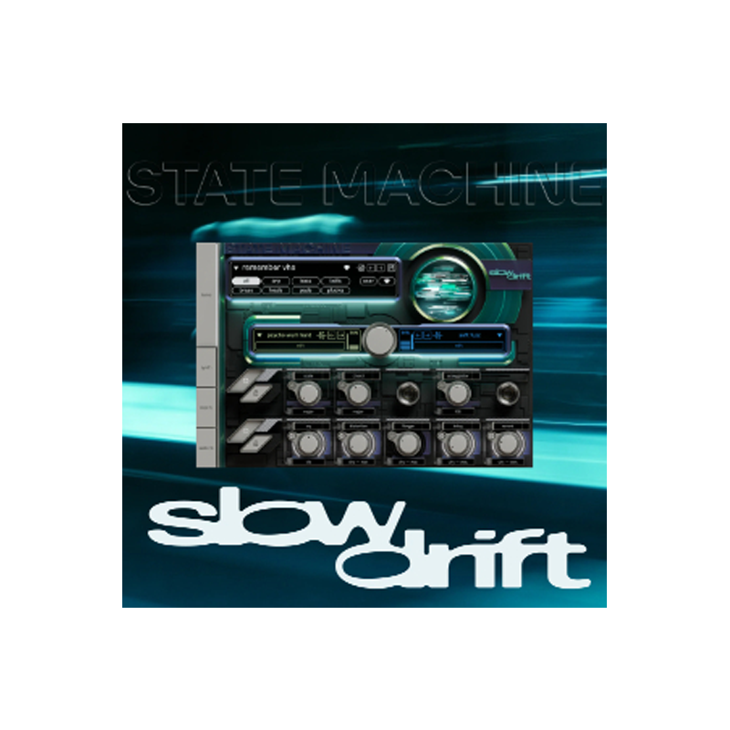 Cradle / State Machine Slow Drift【★アナログ～デジタルまで、揺らぎのあるローファイ・サウンドを多数収録！★】【★人気プラグイン『The God Particle』など、スーパーアナログな製品30%OFF！期間:~2025年11月14日(金)まで！！★】