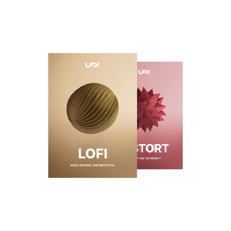 UJAM / UFX LOFI & DISTORT Bundle【★UJAM UFXシリーズから2製品が新登場！イントロセール開催！！イントロセール期間:〜2025年12月28日(日)23:59まで！！★】