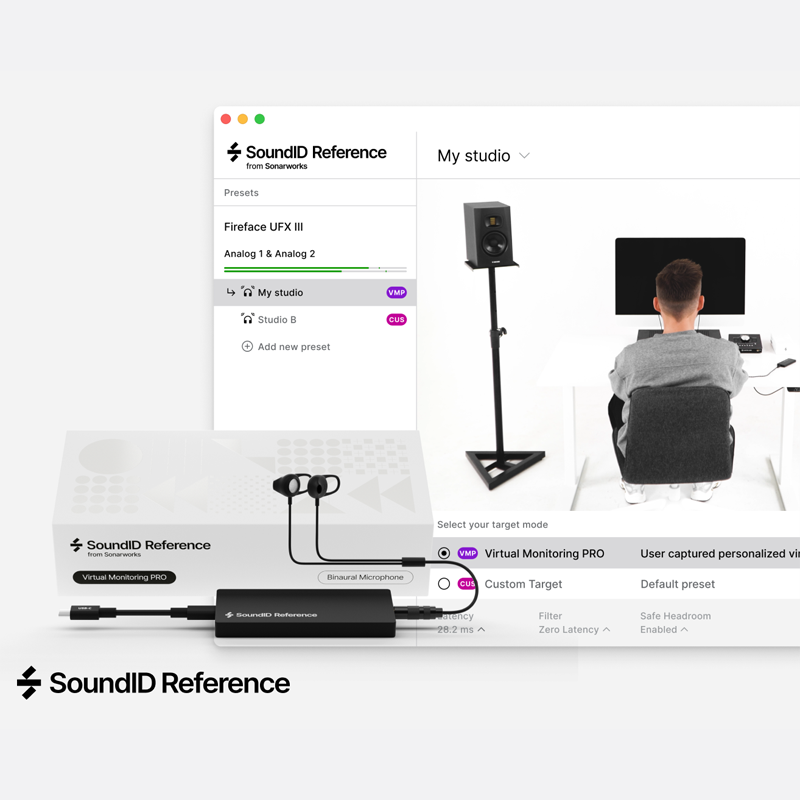 Sonarworks / SoundID Reference Virtual Monitoring PRO with Binaural Measurement Microphone (EREF)