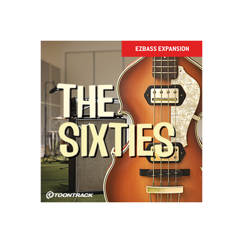 TOONTRACK / EBX – THE SIXTIES【★60年代のクラシックなヴィンテージ・サウンドを実現するEBX拡張ライブラリ！★】【★TOONTRACK DAILY DEALS.！期間:~2025年12月19日(金)22時まで！！★】