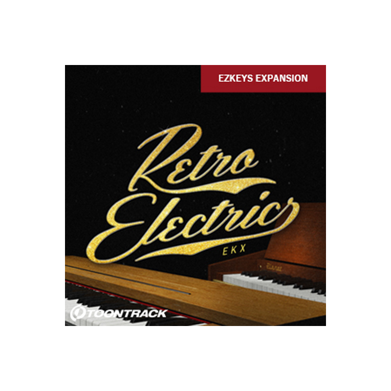 TOONTRACK / EKX – RETRO ELECTRICS【★ドイツの誇るHohner社のエレクトリック・ピアノを精巧に収録したEKX拡張音源！★】【★TOONTRACK DAILY DEALS.！期間:~2025年12月19日(金)22時まで！！★】
