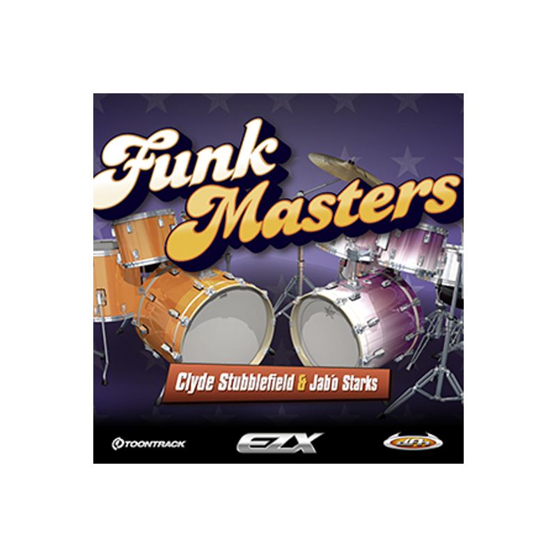 TOONTRACK / EZX – FUNKMASTERS【★二大ファンクドラマー競演！艶やかなグルーブを生み出す拡張音源！★】【★TOONTRACK DAILY DEALS.！期間:~2025年12月20日22時まで！！★】