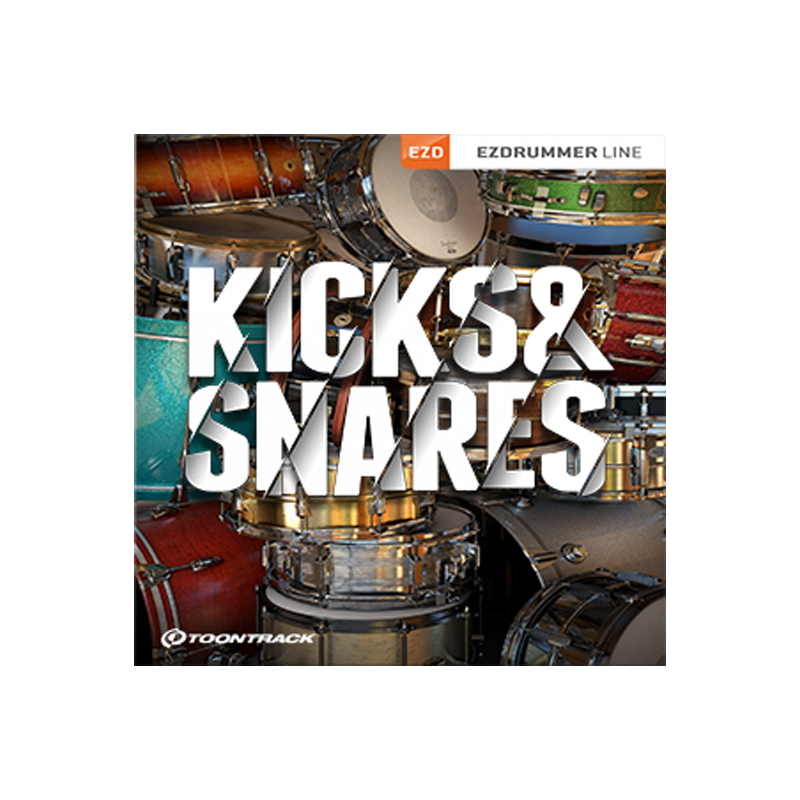 TOONTRACK / EZX – KICKS ＆ SNARES【★幅広く活躍するキックとスネアにフォーカスして制作されたEZX拡張音源！★】