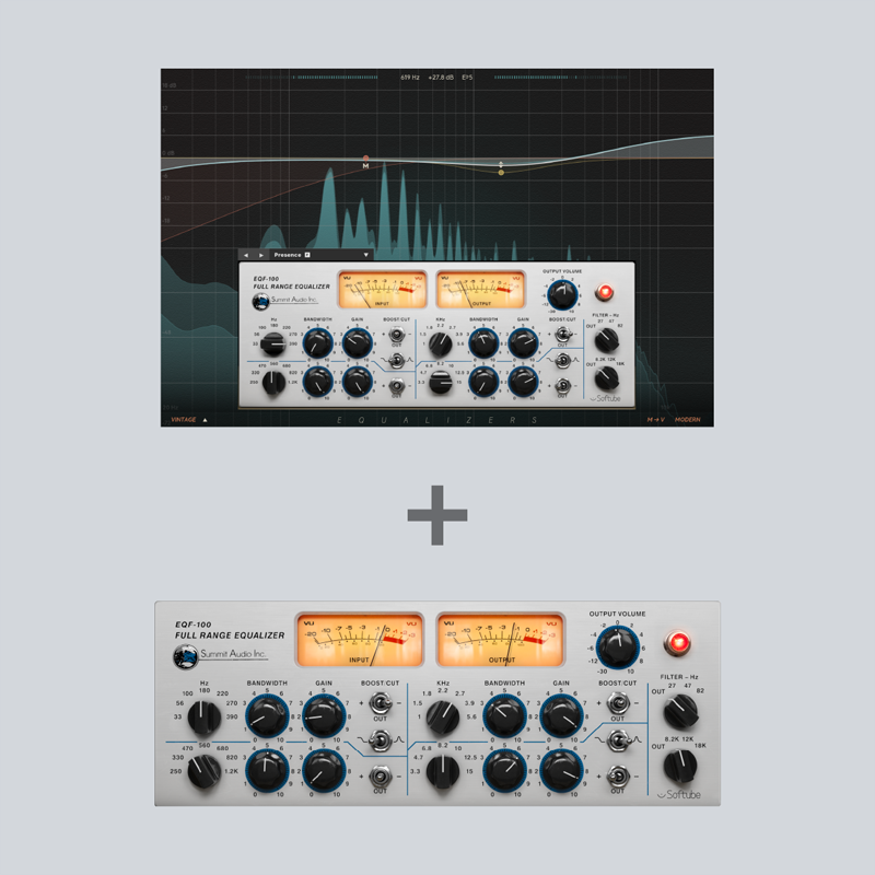 Softube / Equalizers + Summit Audio EQF-100【★EqualizersとAdd-On可能な Summit Audio EQF-100のバンドル！★】【★2025 Release Rewindセール！セール期間：~2025年12月19日14:59まで！！★】