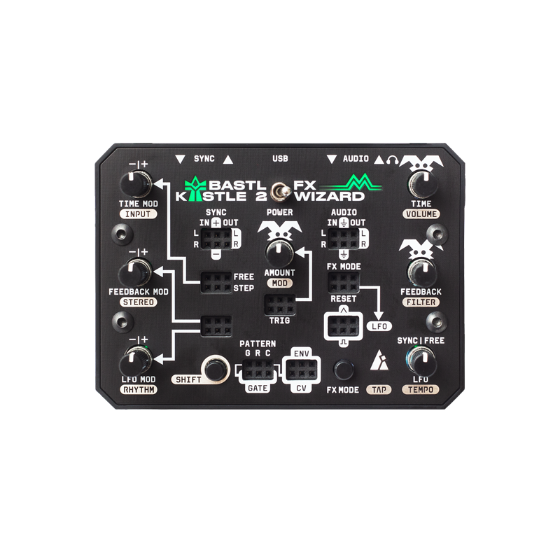 Bastl Instruments / KASTLE 2 FX WIZARD Compact patchable stereo multi-effects hero