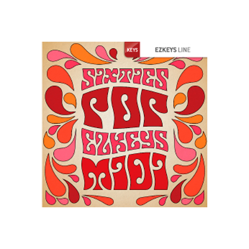 Toontrack / KEYS MIDI – SIXTIES POP【★60年代のポップスに特化した、EZKEYS専用追加MIDIライブラリ！★】【★TOONTRACK DAILY DEALS.！期間:~2025年12月19日(金)22時まで！！★】